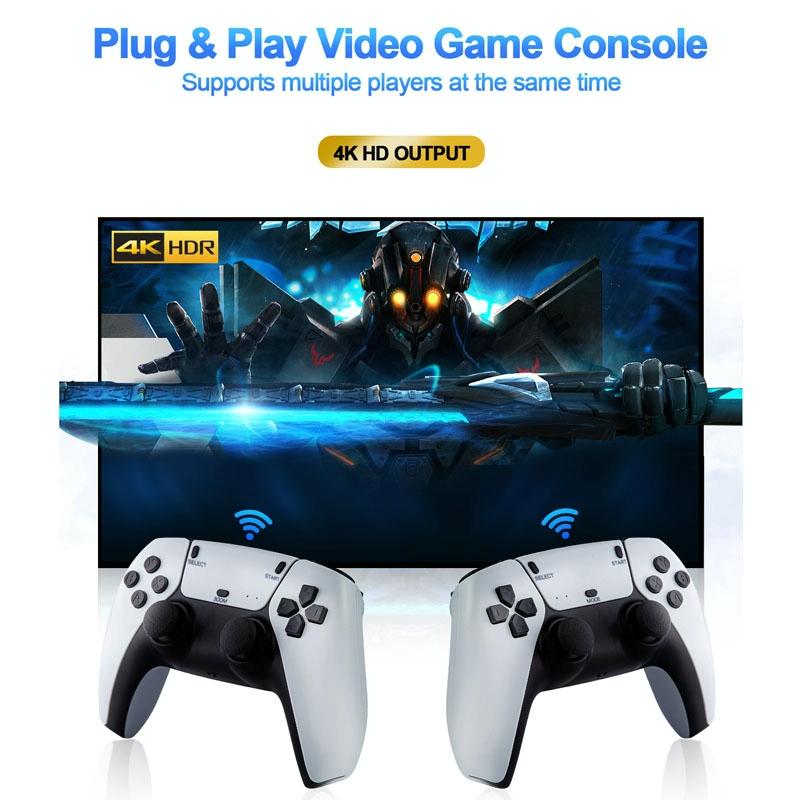 Wireless 2.4G Arcade Mini Console With 64G Storage & 10000 Games-1915198332192559106