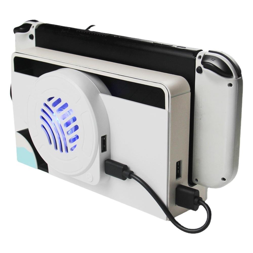 Oled Cooling Fan With Storage Base For Switch-1922443394349666305