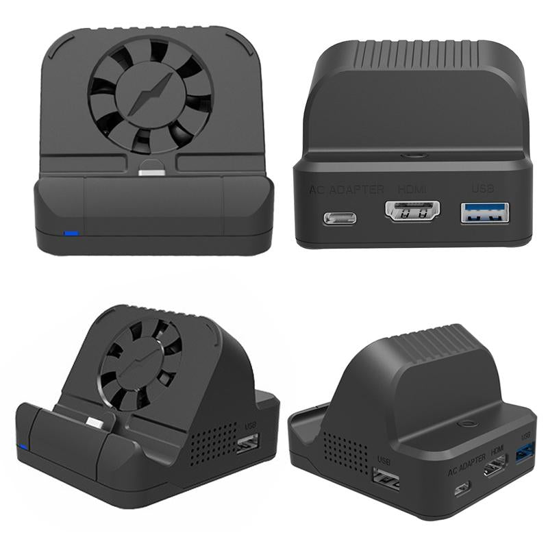 Switch Hdmi Converter With Cooling Fan And Charger-1915196850265264129