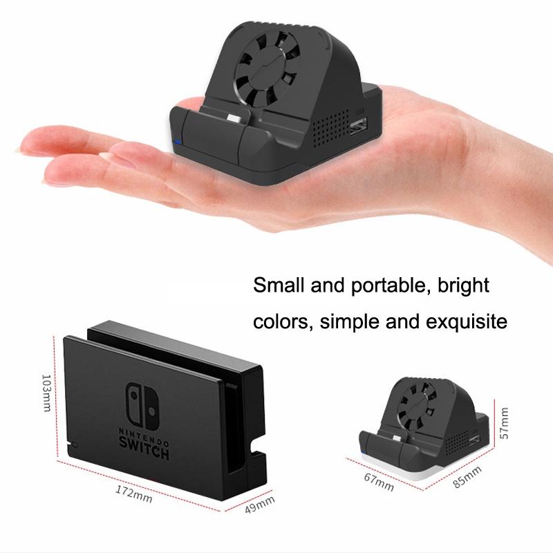 Switch Hdmi Converter With Cooling Fan And Charger-1915196850265264129