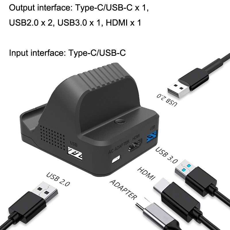 Switch Hdmi Converter With Cooling Fan And Charger-1915196850265264131