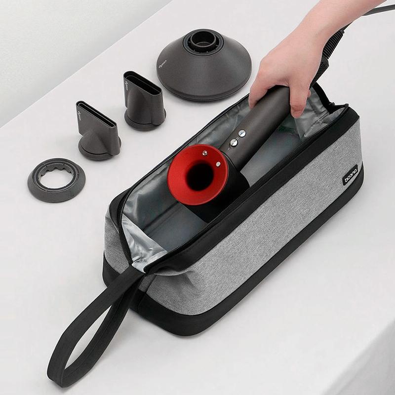 Organizer Bag For Dyson Hair Dryer With Black Handle - Perfect For Curling Iron Accessories-1915197991636045829