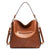 Adjustable Leather Tote Bag With Multi-Compartments - Large Capacity-1964932281554571267