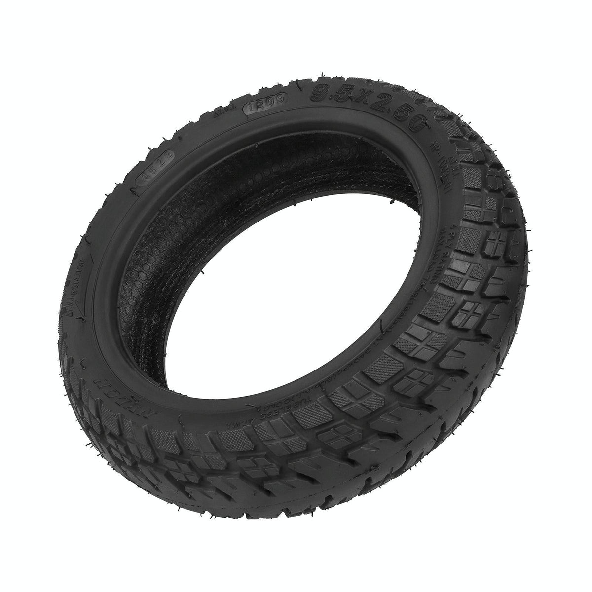 Off-Road Tubeless Tire For Electric Scooters - 9.5X2.5 Inch With Gas Nozzle-1964932327545114625