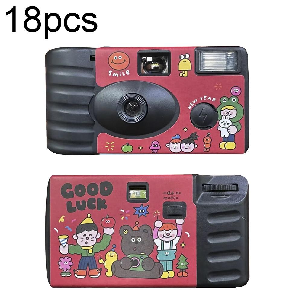 18 Retro Film Camera Stickers - Good Luck Design - Waterproof-1915198366837510149