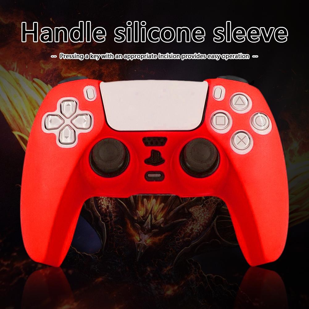 Camouflage Green Silicone Case For Ps5 Controller - Protective Cover-1915197180398931972