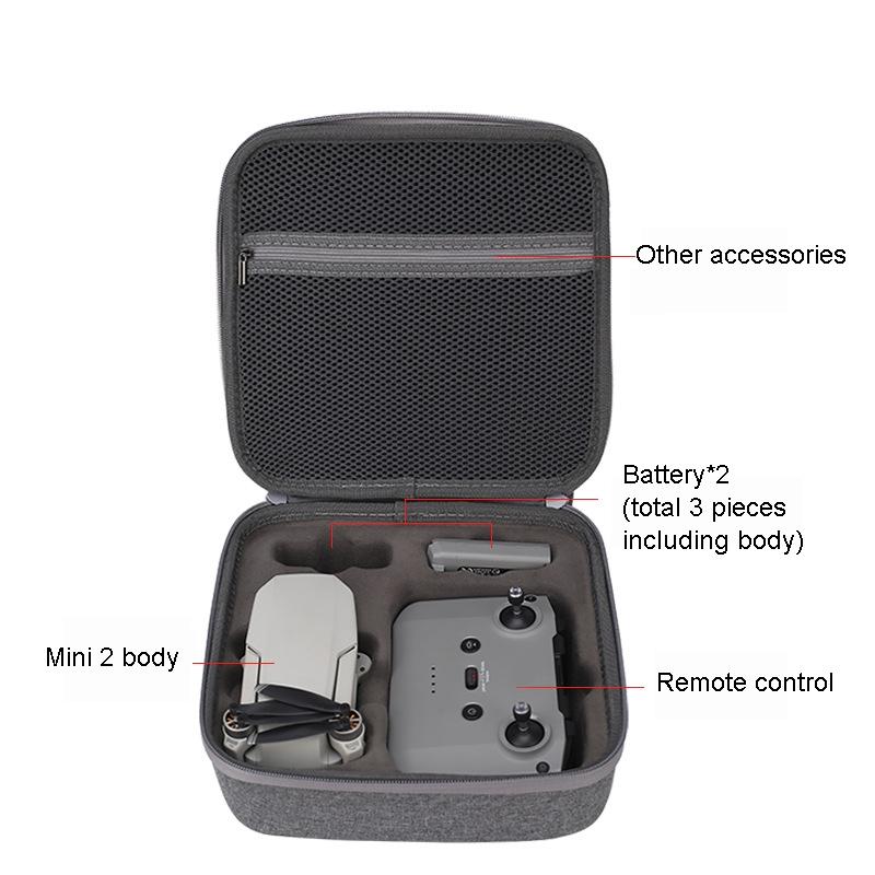 Handheld Protective Case For Dji Mavic Mini 2 With Dual Battery Storage-1915196833093783555