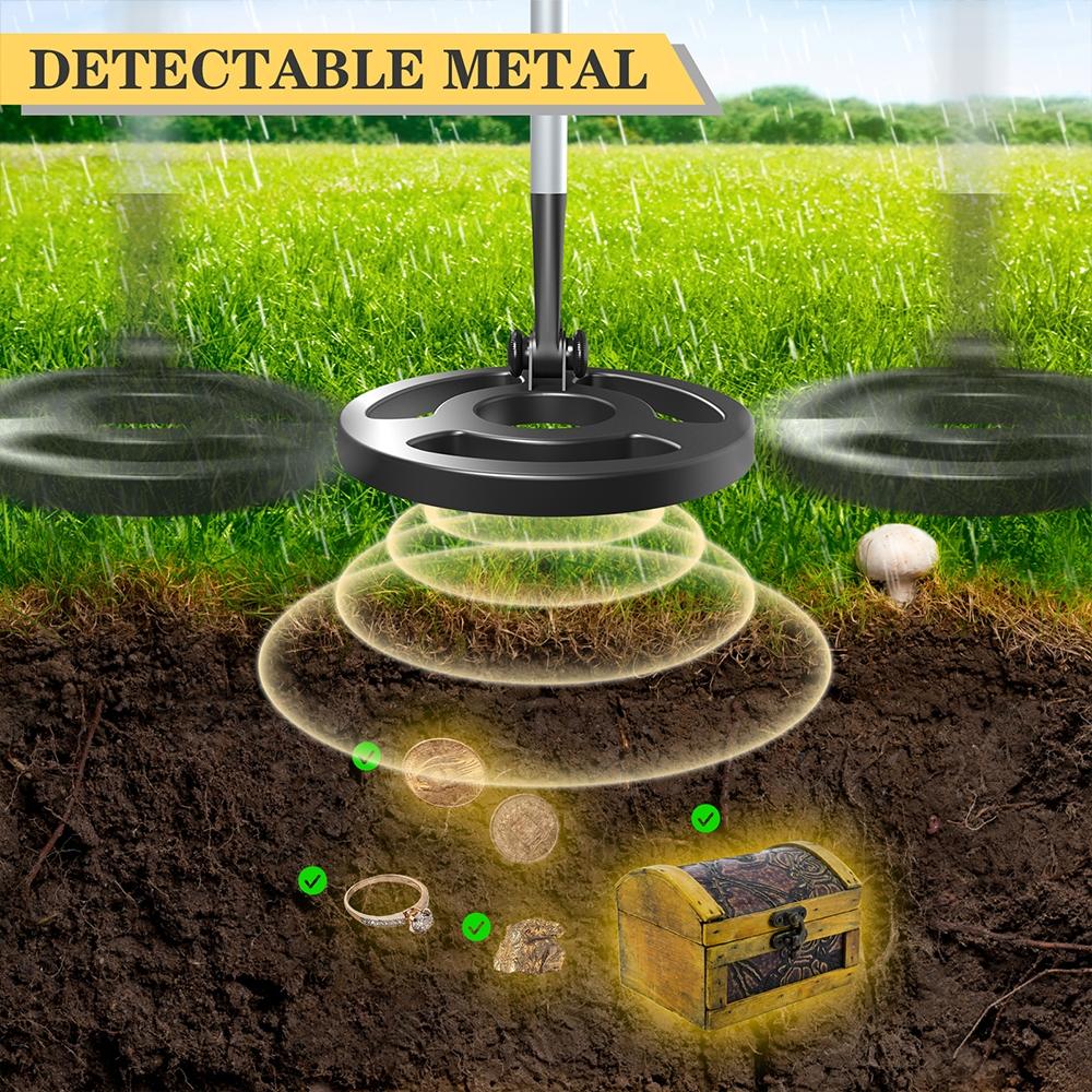 Kids Beach Metal Detector - Black-1922443393670189057