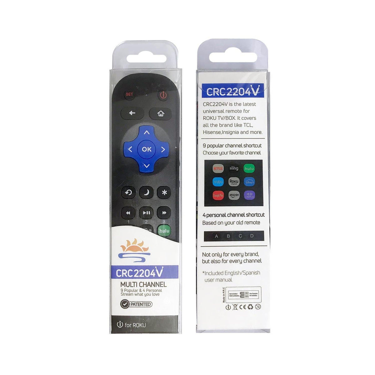 Universal Smart Tv Remote For Roku Lcd - Infrared Control-1922443428818456579