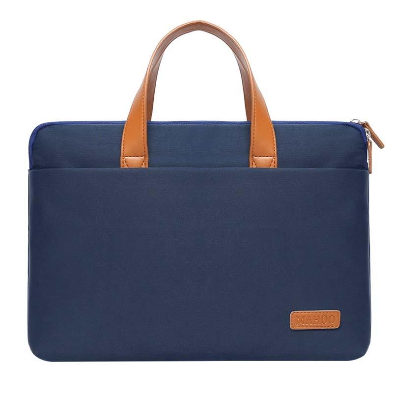 Ultra-Thin Macbook Laptop Messenger Bag - 13.3-14 Inches Dark Blue-1915198114038419463