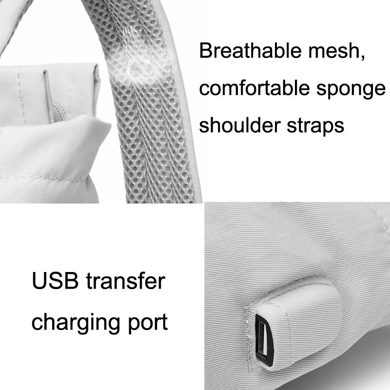 Waterproof Usb Laptop Backpack - Large Size-1922443446979792897