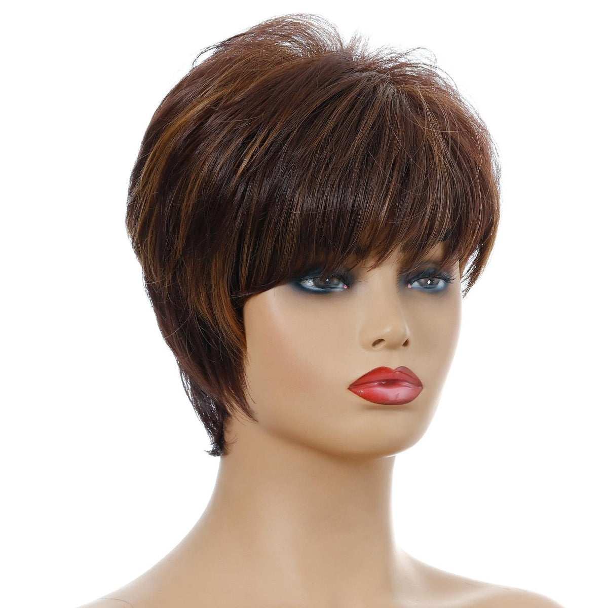 Silk Fiber Short Curly Wig - High Temp-1915196916929531907