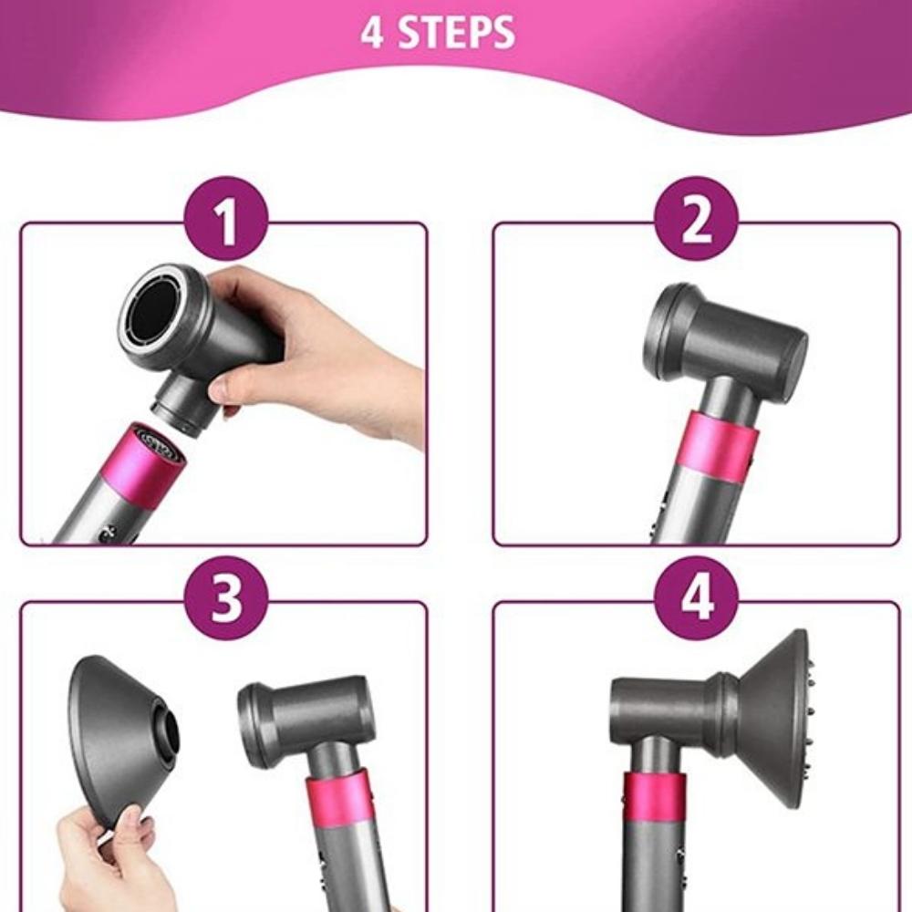Dyson Airwrap Diffuser Nozzle With Adapter - Replacement Accessory-1915198099236720644