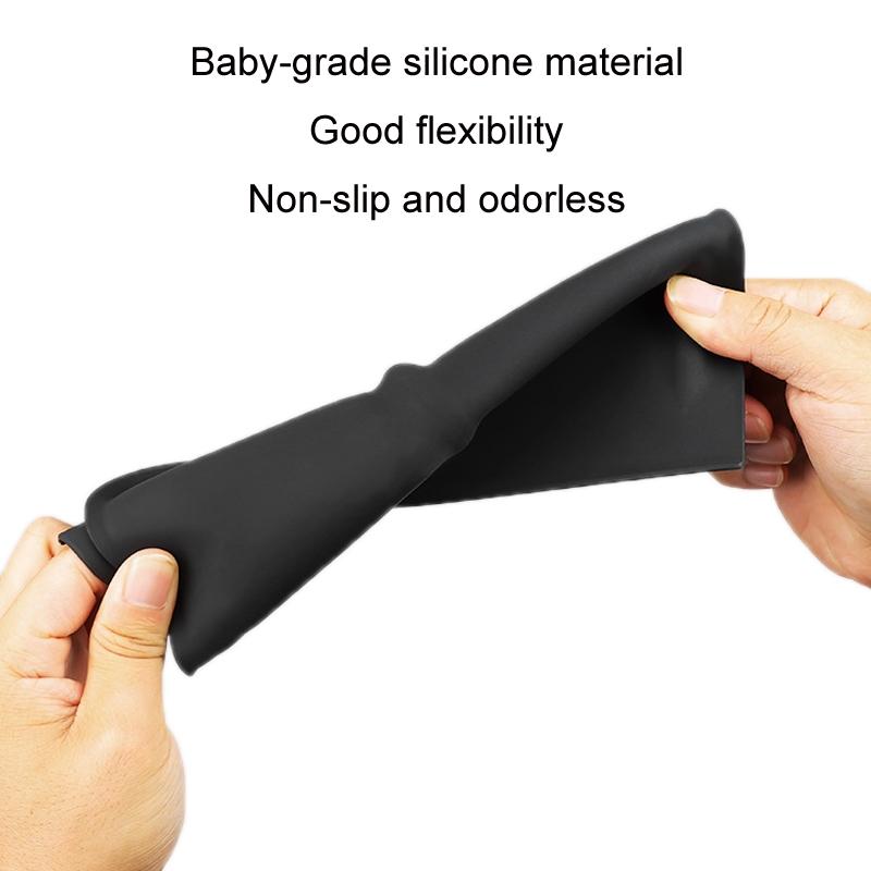 Non-Slip Silicone Wireless Charging Mat For Tesla Model 3 / Y - Black-1915196901943283714