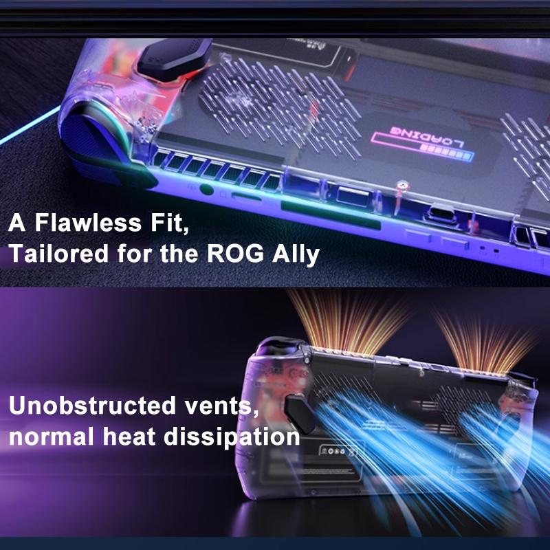 Jsaux Rgb Transparent Back Plate For Asus Rog Ally Console With Tool-1962691930907348997