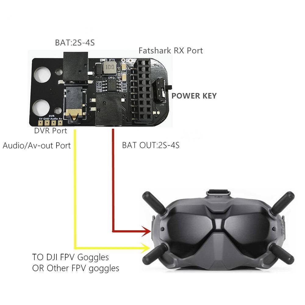Adapter Board For Dji Fpv Goggles V2 Receiver-1964932270620020738