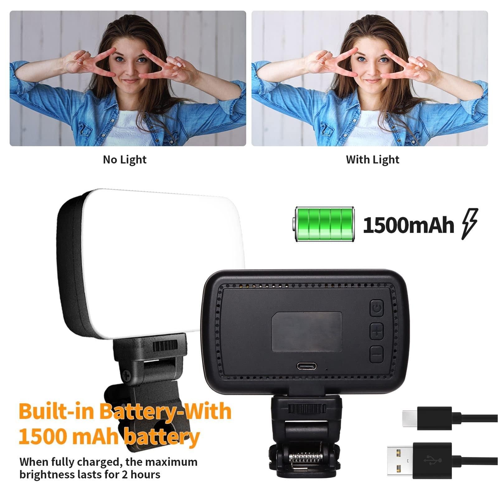 Rechargeable Video Conference Lighting - Three Colour Temperature Dimming-1915198046845669377