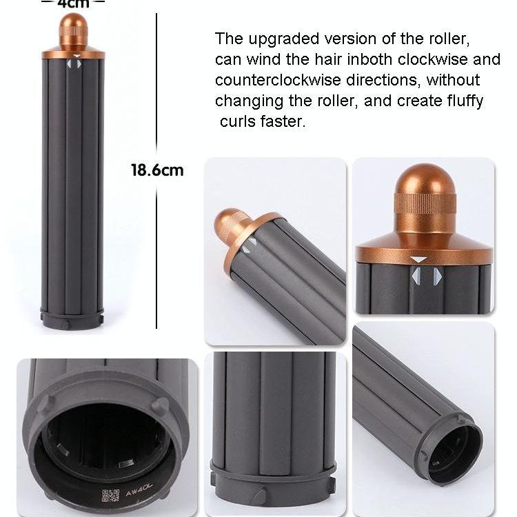 Enhanced Curling Nozzle For Dyson Airwrap Hair Dryer - Rose Red-1922443396757196804