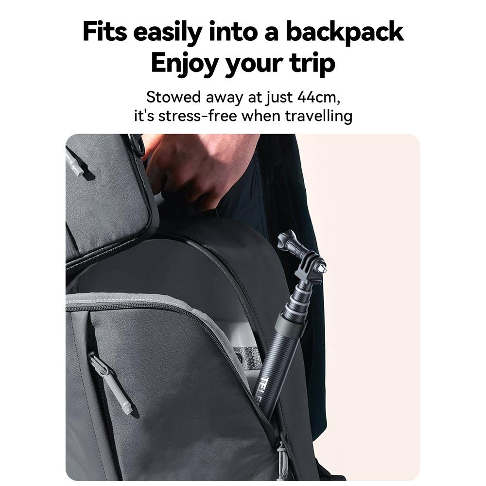 3M Carbon Fiber Selfie Stick Monopod For Action Cameras - 1 / 4 Screw-1915198269802287105