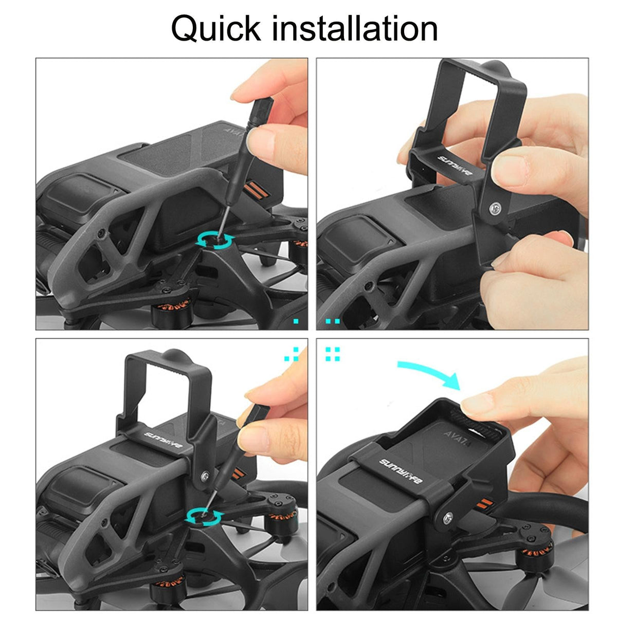 Secure Folding Buckle For Dji Avata Battery - Anti-Release & Anti-Loose-1915196834192691209