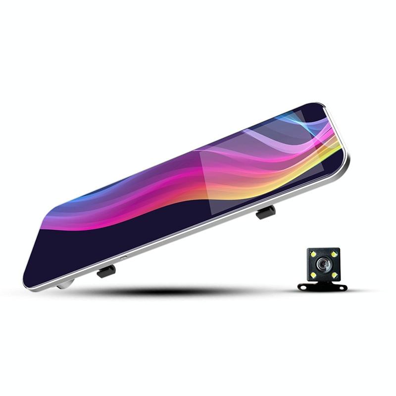 Hd Dual Record Lens Car Rear View Mirror With 5 Screen - A6 Driving Recorder-1915198409103511552