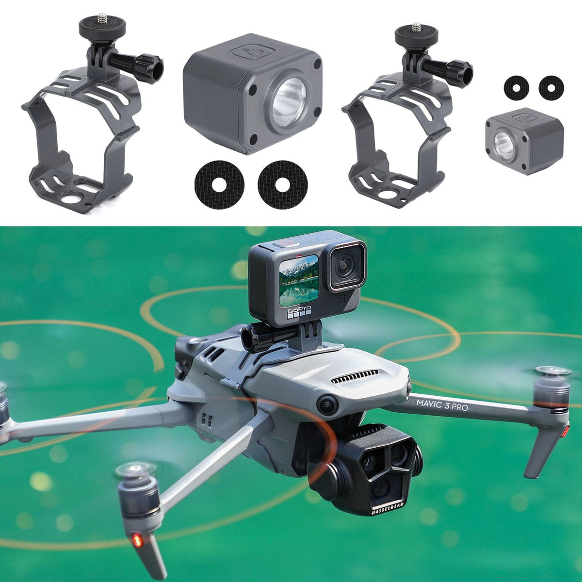 Camera Mount For Mavic 3 Pro / Classic &amp; Insta360 X3-1915198353382182913
