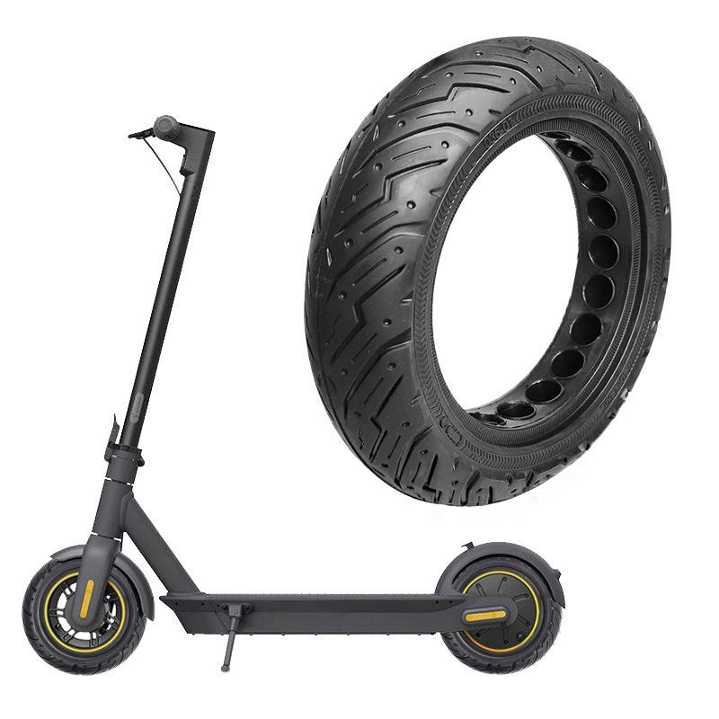 Solid Honeycomb 10X2.5 Explosion-Proof Tire For Ninebot Max G30 Scooter - Black-1964932198364745735