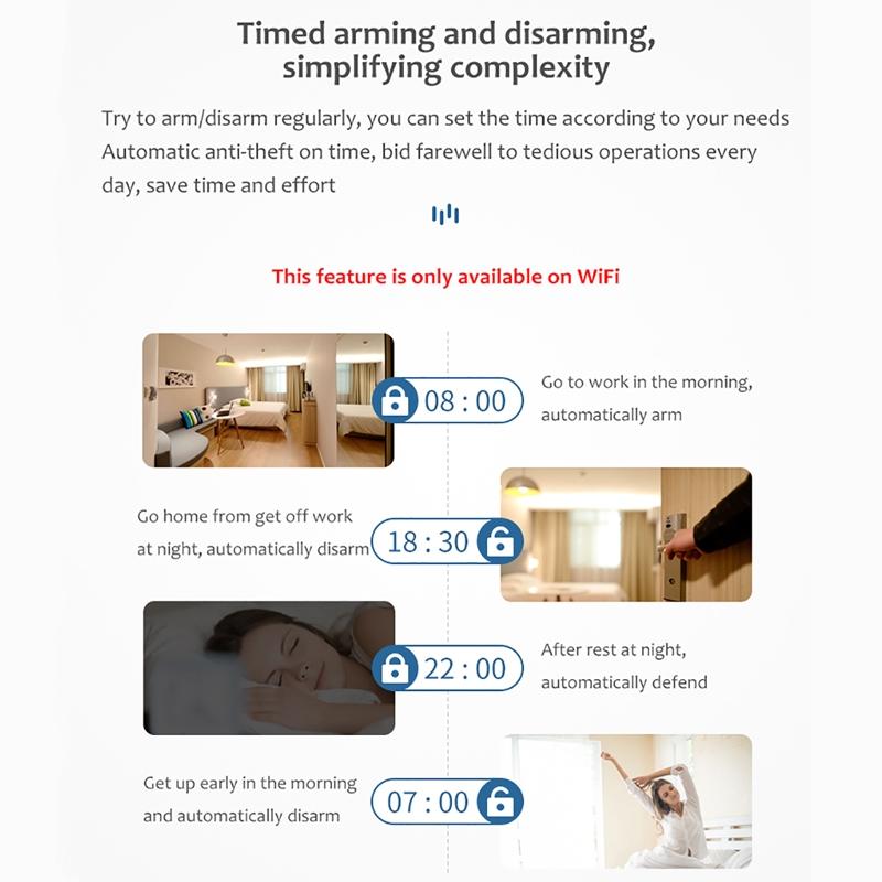 Smart Wifi Motion Sensor Alarm With Tuya App Control-1915197240205512710