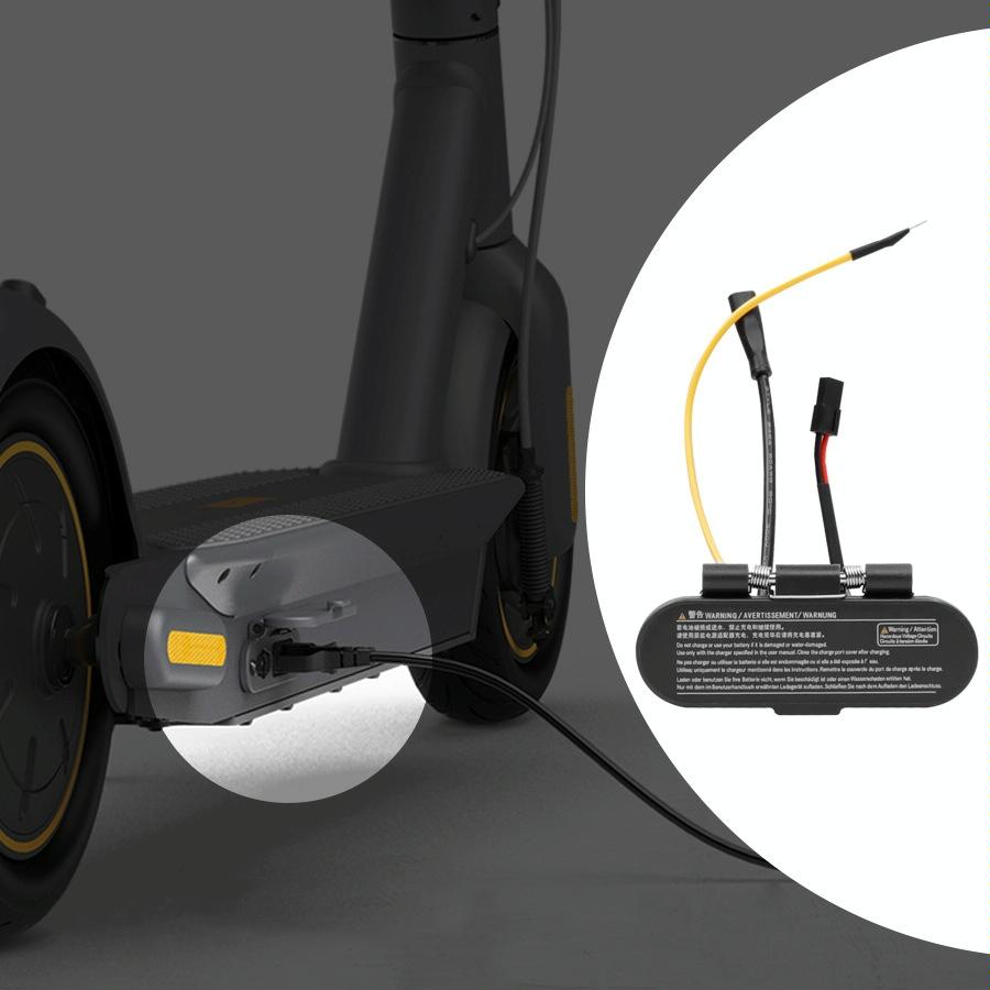 Black Charging Port For Ninebot Max G30 Electric Scooter-1964932208959557639