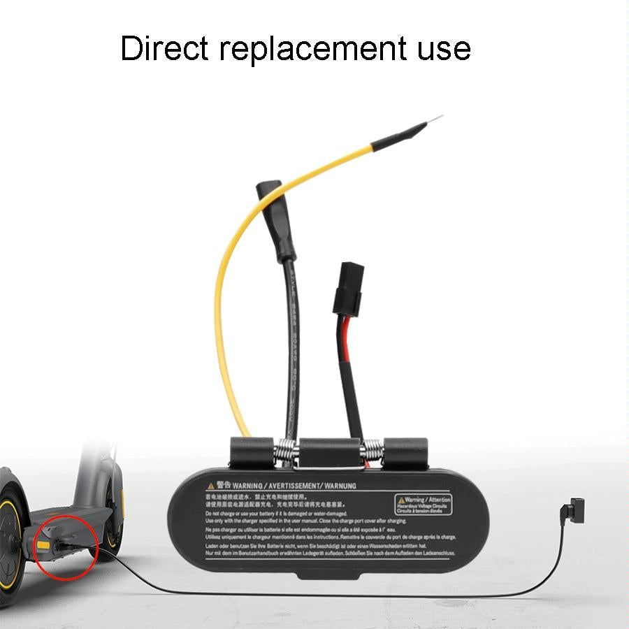Black Charging Port For Ninebot Max G30 Electric Scooter-1964932208959557637