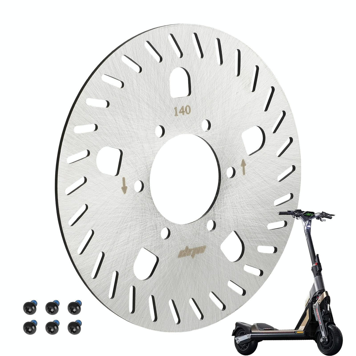 140Mm 6-Hole Disc Brake For Xiaomi Ninebot Electric Scooter Gt1 / Gt2-1964932270108315648