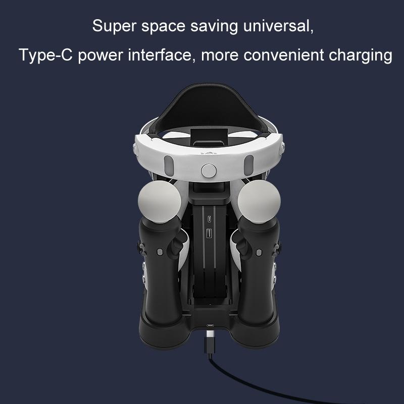 Multifunctional Ps5 / Move / Vr Charging Stand - White-1915196820670255108