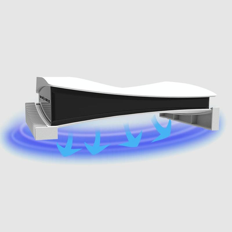 Sony Ps5 Horizontal Bracket For Optical / Digital Version - White-1915196940769955842