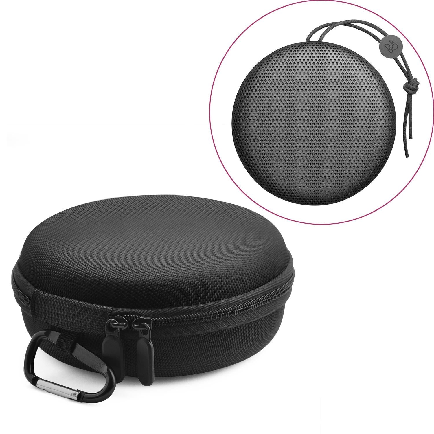 Portable Storage Bag For B & O Beoplay A1 Speaker - Shockproof & Wear-Resistant Black-1915196812478779392