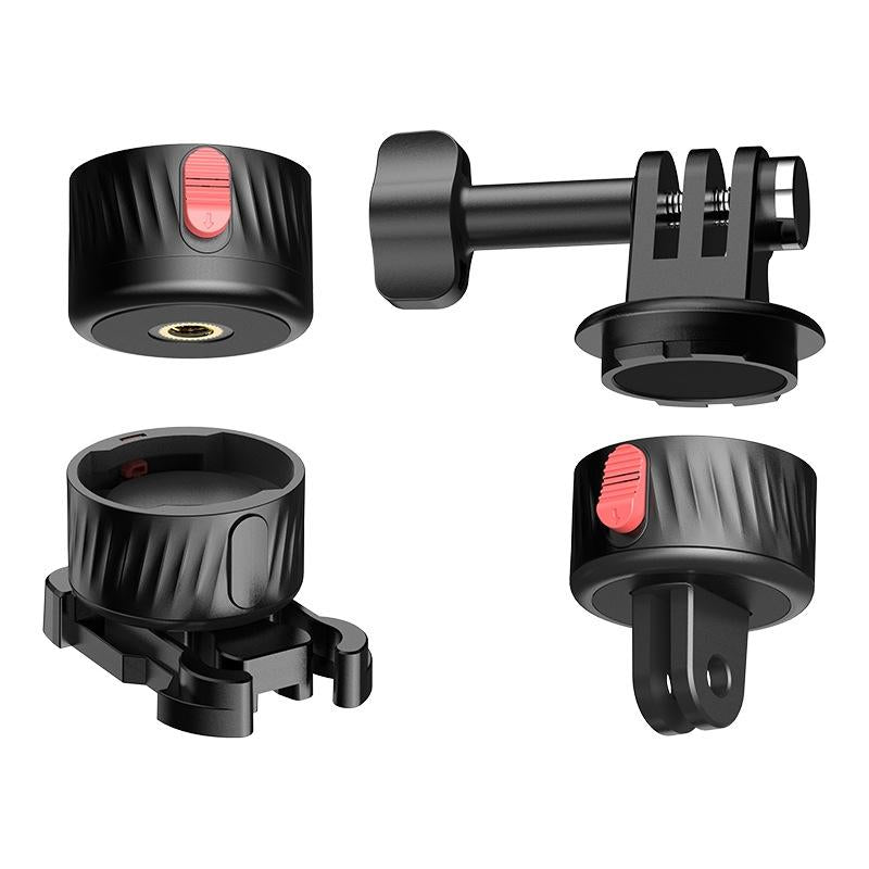 3-Piece Magnetic Gimbal Base Adapter For Gopro / Insta360 Go 3 Action Camera-1915196947149492224