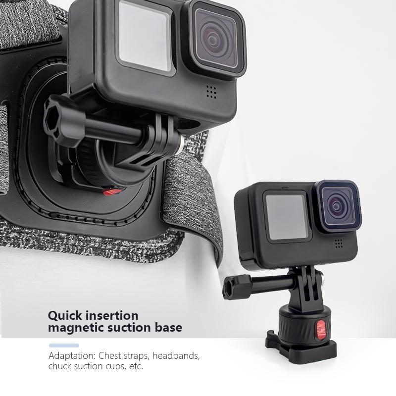 3-Piece Magnetic Gimbal Base Adapter For Gopro / Insta360 Go 3 Action Camera-1915196947149492227