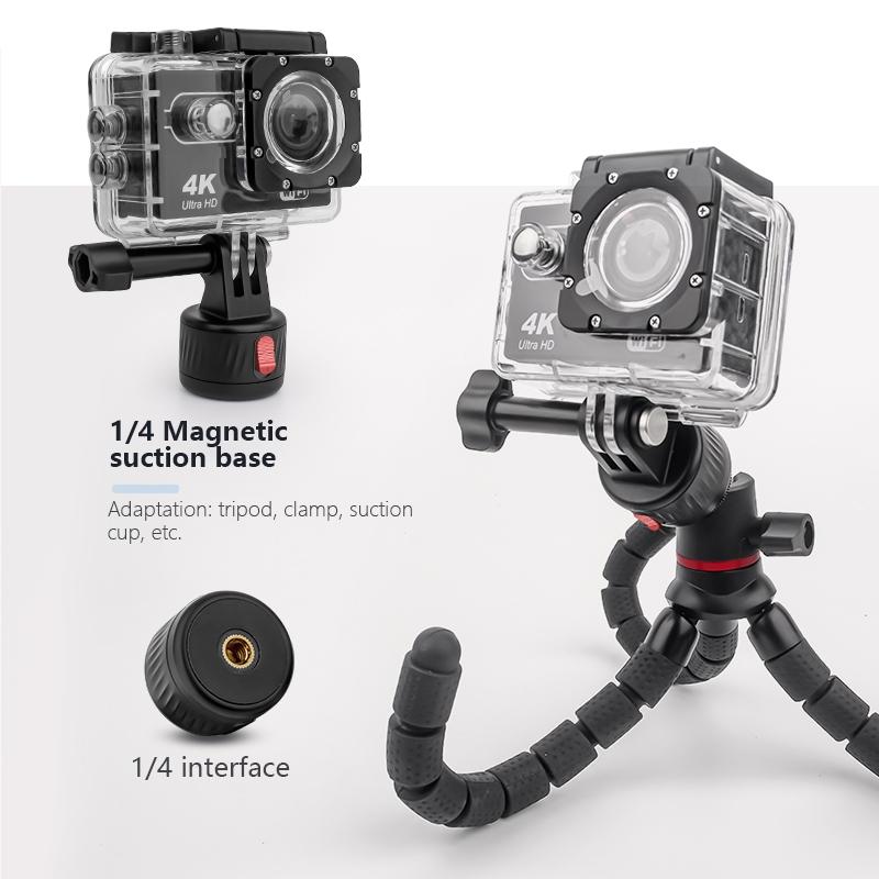 3-Piece Magnetic Gimbal Base Adapter For Gopro / Insta360 Go 3 Action Camera-1915196947149492228