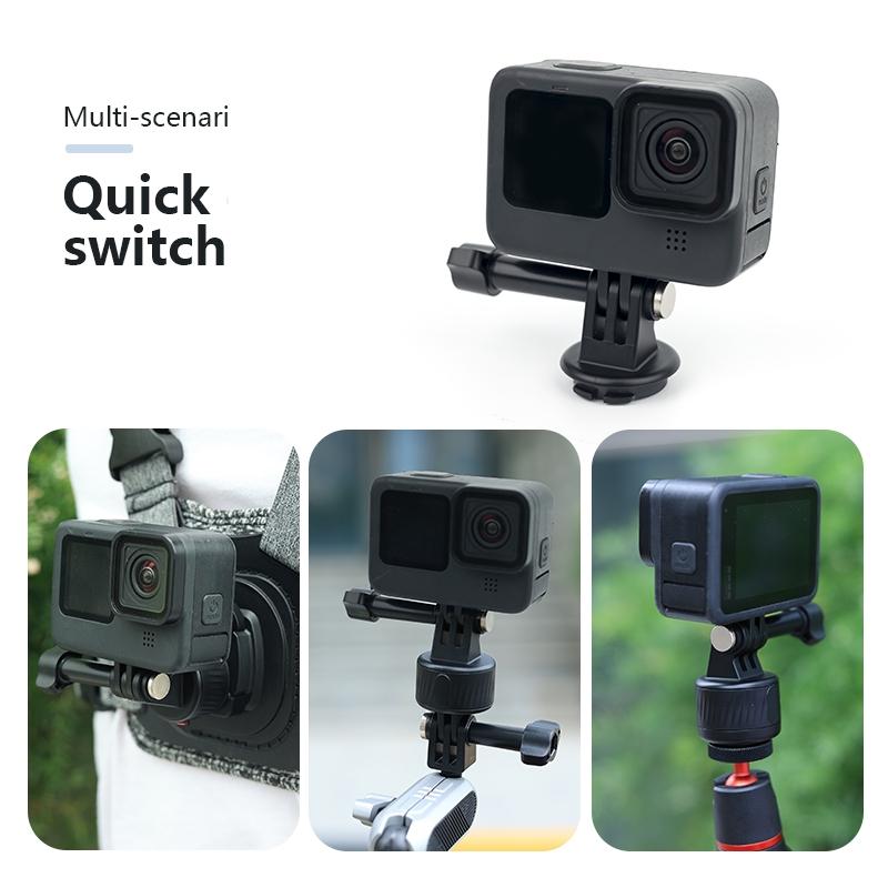 3-Piece Magnetic Gimbal Base Adapter For Gopro / Insta360 Go 3 Action Camera-1915196947149492231