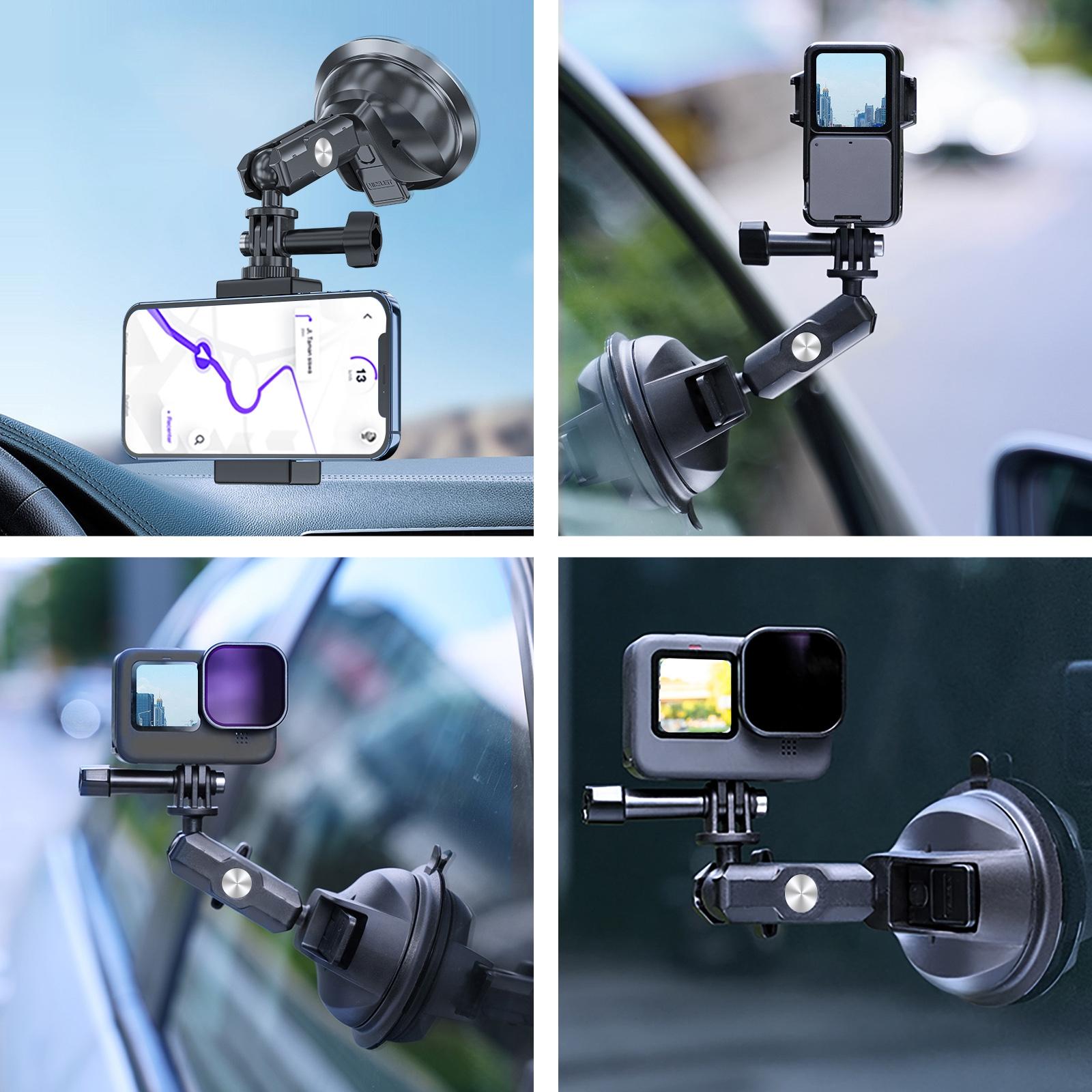 Adjustable 360 Degree Suction Cup For Car Action Cameras-1915197521488121857