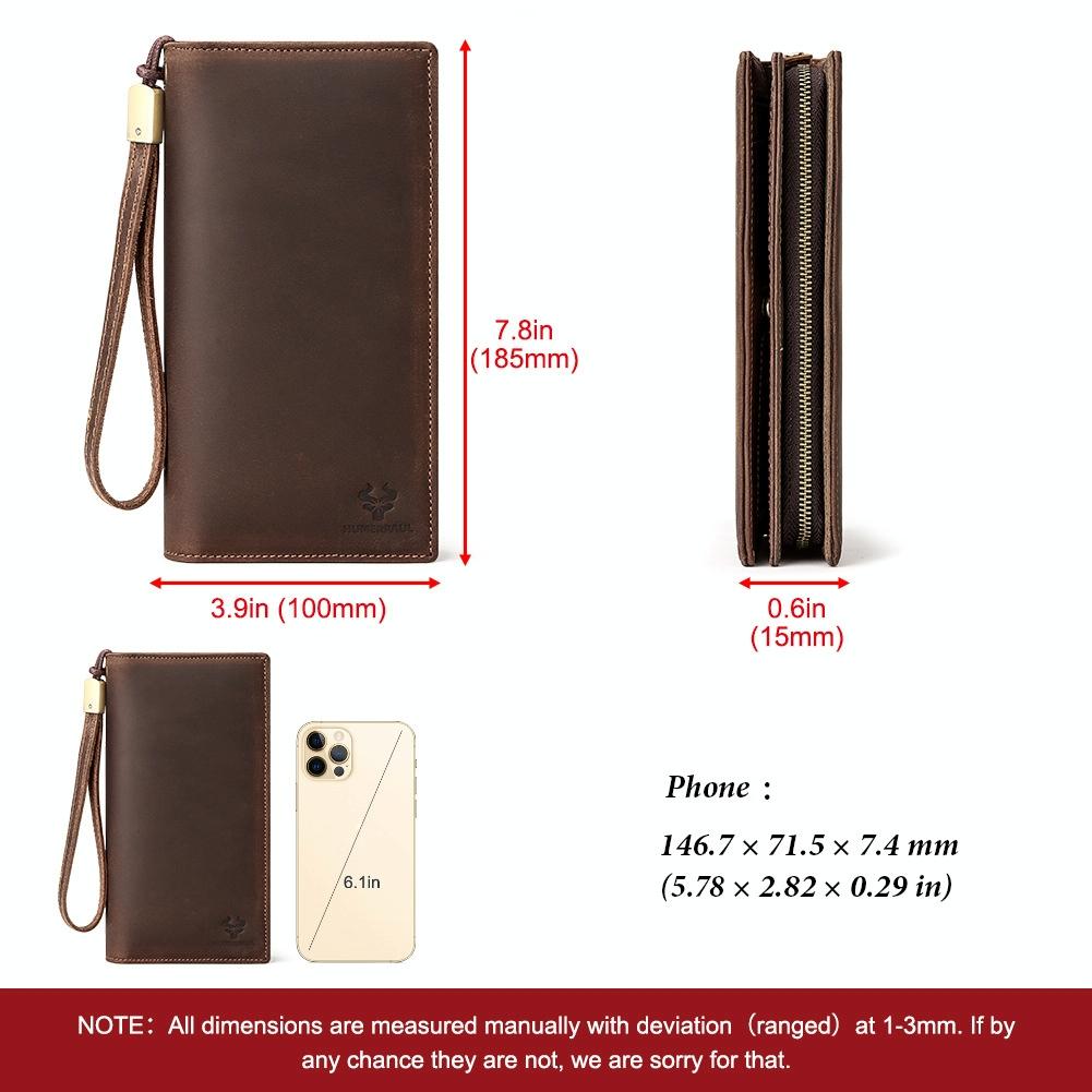 Men Leather Rfid Wallet - Sleek Design-1915196908469620737