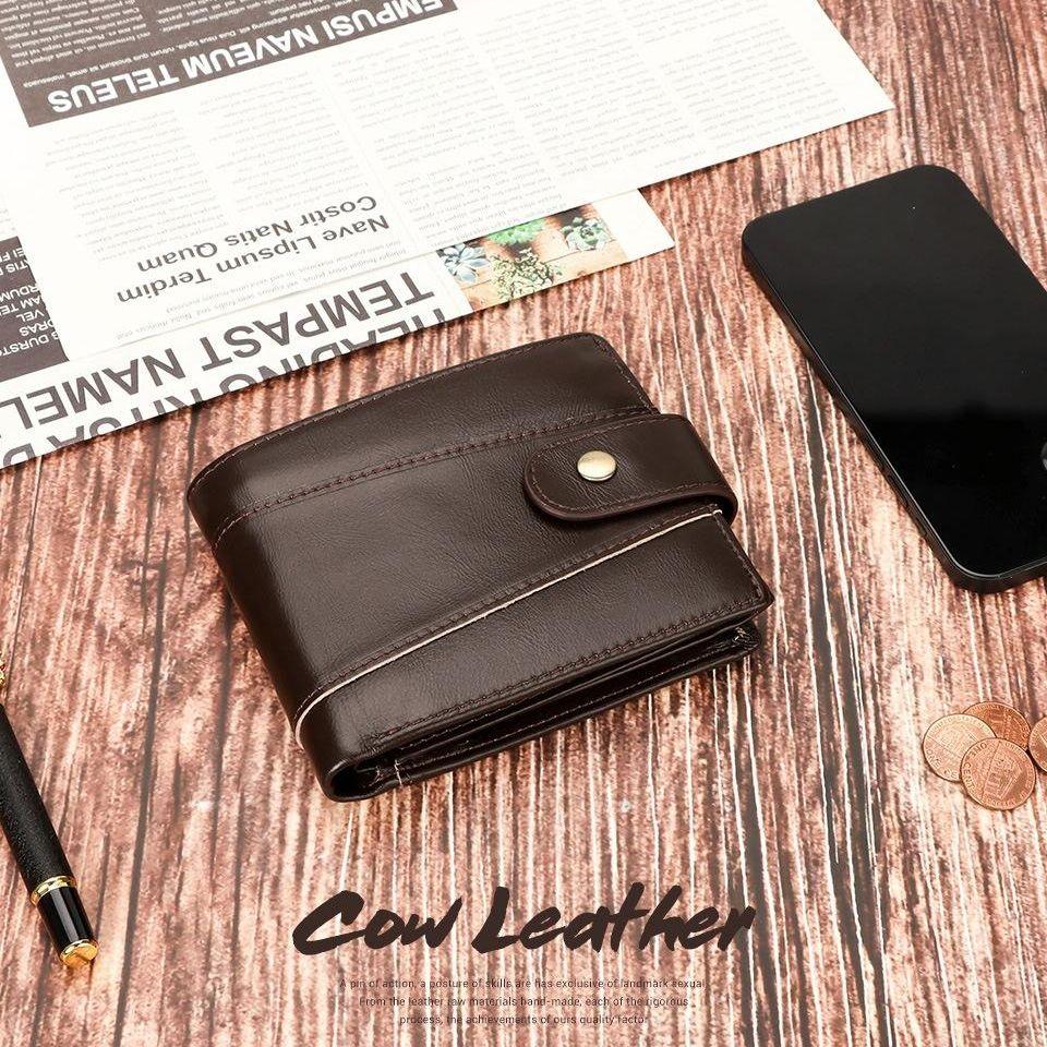 Men Multi-Card Anti-Magnetic Wallet - Compact Design-1915196855675916295