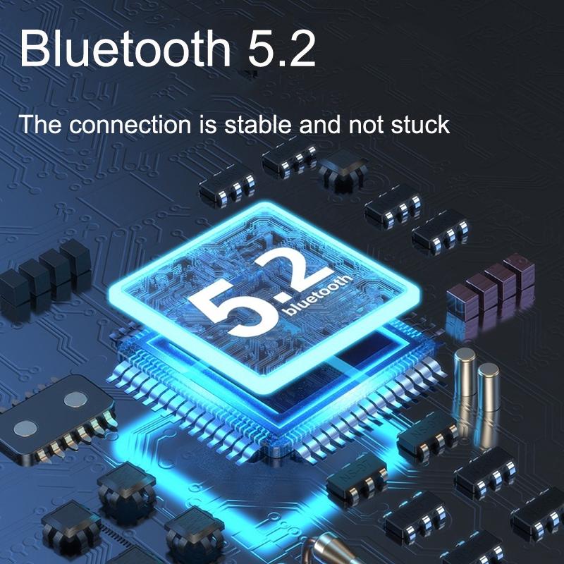 Wireless In-Ear Gaming Earphones With Digital Display - Black-1915196852702154753