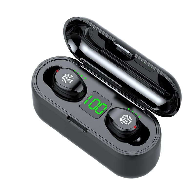Wireless In-Ear Bluetooth Headset With Noise Reduction And Long Battery Life - Black-1915197147872104448