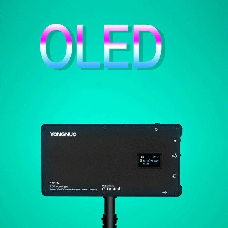 135Leds Dual Colour Temperature Pocket Fill Light - Black-1964932231524913153