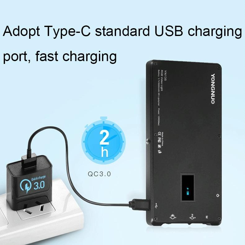 135Leds Dual Colour Temperature Pocket Fill Light - Black-1964932231524913155