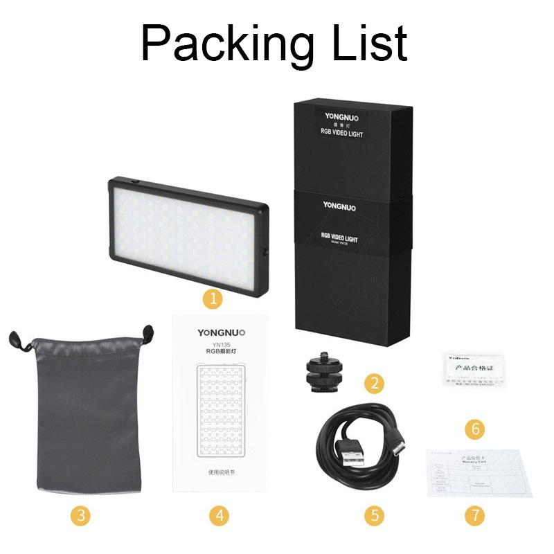 135Leds Dual Colour Temperature Pocket Fill Light - Black-1964932231524913156