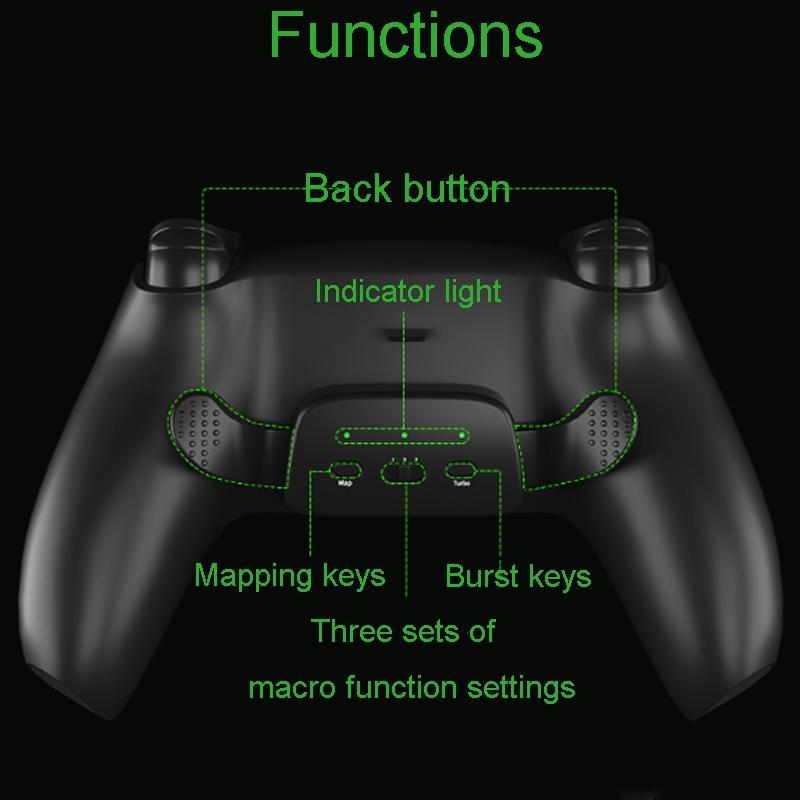 Customizable Dual Back Clip For Ps5 - White Diy Kit-1922443385545822210