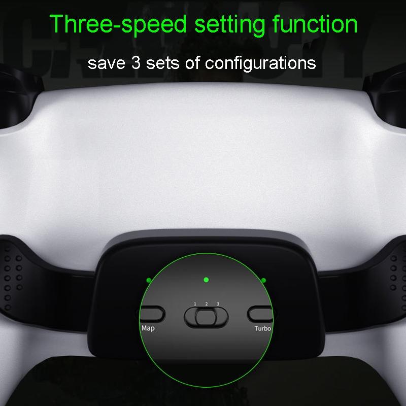 Customizable Dual Back Clip For Ps5 - White Diy Kit-1922443385545822214