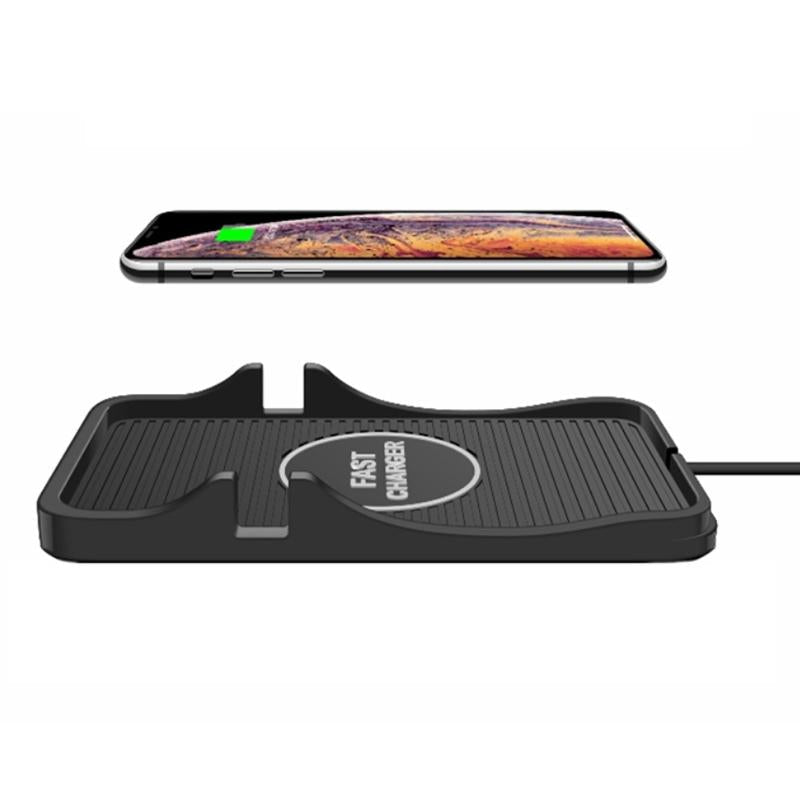 15W Wireless Car Charger For Apple & Android Phones With Type-C Interface-1915196864597200897