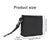 Black Portable Golf Ball Cleaning Bag - Waterproof & Removable-1964932167331090433